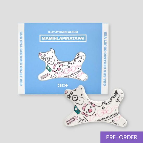 {PRE-ORDER} ILLIT - 4th Mini Album [MAMIHLAPINATAPAI] (Gua Sha Ceramic Objet Ver.)